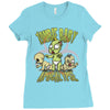 zombie baby apocalypse Ladies Fitted T-Shirt