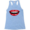 lips red Racerback Tank
