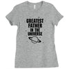 Greatest Father In The Universe Ladies Fitted T-Shirt