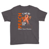 wear peach for  my [you can write any name] Youth Tee