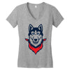 Siberian Husky Women's V-Neck T-Shirt