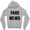 fake news Zipper Hoodie