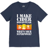 funny i make cider disappear, ideal gift or birthday present. V-Neck Tee