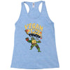 vegan pizza power Racerback Tank
