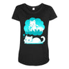 world domination Maternity Scoop Neck T-shirt