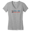 real maen change diaper Women's V-Neck T-Shirt