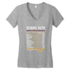Scorpio Facts Zodiac Women's V-Neck T-Shirt
