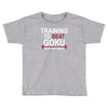 train insaiyan gym training to beat goku or krillin dbz dragon ball z Toddler T-shirt