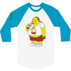 fractal comic book guy 3/4 Sleeve Shirt