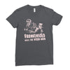 frankensolo meets the wook man Ladies Fitted T-Shirt