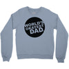 world's okayest dad Crewneck Sweatshirt