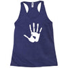 handprint sticker vinyl decal Racerback Tank