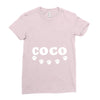 loco coco skul Ladies Fitted T-Shirt