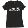 evolution  j&auml;ger jagen jagd jaeger flinte apportieren wald schie&szlig;en Ladies Fitted T-Shirt