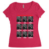 expressions of captain holt Women's Triblend Scoop T-shirt