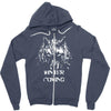 wolfs winter Zipper Hoodie