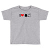 i love house music t shirt edm club wear rave electro party progressiv Toddler T-shirt
