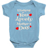 wishing you lovely mother's day Baby Onesie