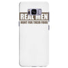 real men hunt for their food father's day hunting fishing funny Samsung Galaxy S8 Plus