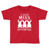 little miss cottontail cute bunny easter Toddler T-shirt