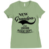 New Grandpa 2018 Rokie Dept. Ladies Fitted T-Shirt