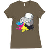 printer Ladies Fitted T-Shirt