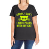 sorry i cant Ladies Curvy T-Shirt