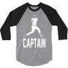 captain pinstripes 3/4 Sleeve Shirt