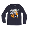 shamble to the cure zombie 5k Long Sleeve Shirts
