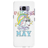 unicorns are born in may cute unicorn Samsung Galaxy S8 Plus