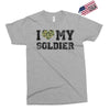 i love my soldier regular camouflage Exclusive T-shirt