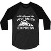 all aboard hot mess express train 3/4 Sleeve Shirt