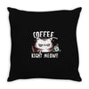 catffeine Throw Pillow