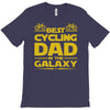best cycling dad galaxy cycling T-Shirt