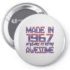 made in 1967 50 years of being awesome Pin-back button
