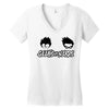 geeks vs nerds Women's V-Neck T-Shirt