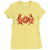 bloodbath logo Ladies Fitted T-Shirt