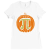 pumpkin pi Ladies Fitted T-Shirt