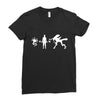 alien arith metic Ladies Fitted T-Shirt