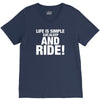 Eat Sleep Ride V-Neck Tee