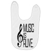music lover Baby Bibs