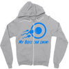 my boys can swim Zipper Hoodie