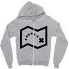 way marks Zipper Hoodie