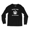 kiss me i'm highrish Long Sleeve Shirts