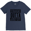 straight outta jersey city V-Neck Tee