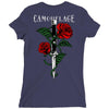 camouflage Ladies Fitted T-Shirt