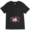 October Peeking Out Baby Girl V-Neck Tee