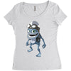 funny crazy frog, ideal gift or birthday present Women's Triblend Scoop T-shirt