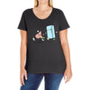 running things Ladies Curvy T-Shirt