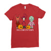 Hallowentown Lock Shock And Barrell Ladies Fitted T-Shirt
